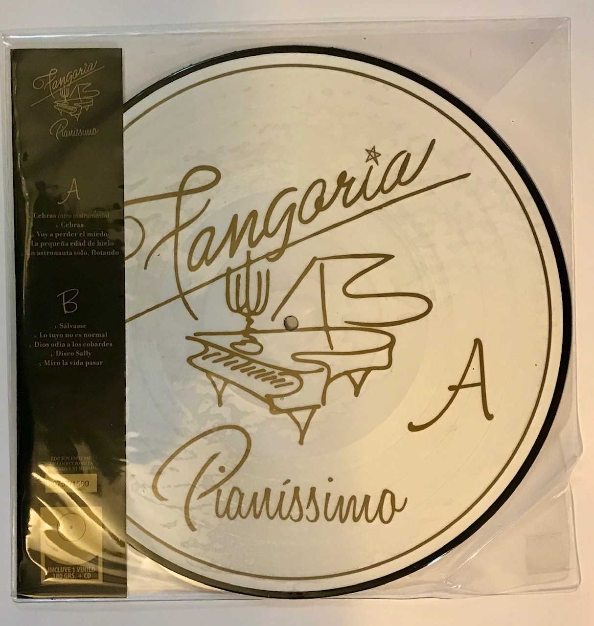 Fangoria - Pianíssimo Lp Picture Disc + Cd. Edición Limitada, Copia Nº 757  - Discos Bora Bora