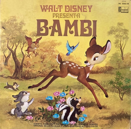 Bambi Lp+Cuento Segunda mano