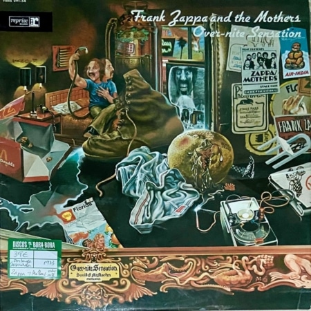 Frank Zappa and The Mothers ‎- Over-Nite Sensation Lp Segunda mano