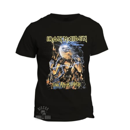 Camiseta Iron Maiden Live After Death